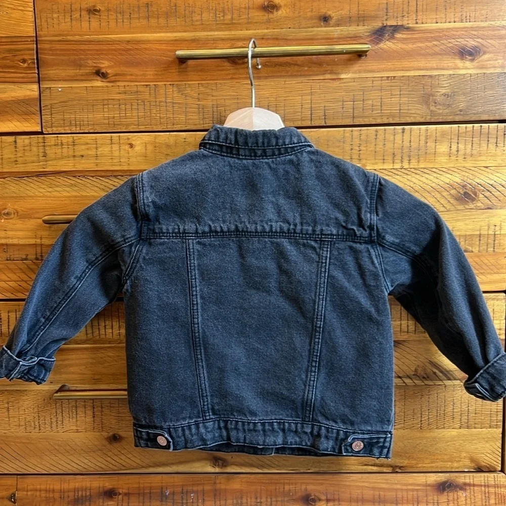 Zara Baby Dark Gray Denim Jacket